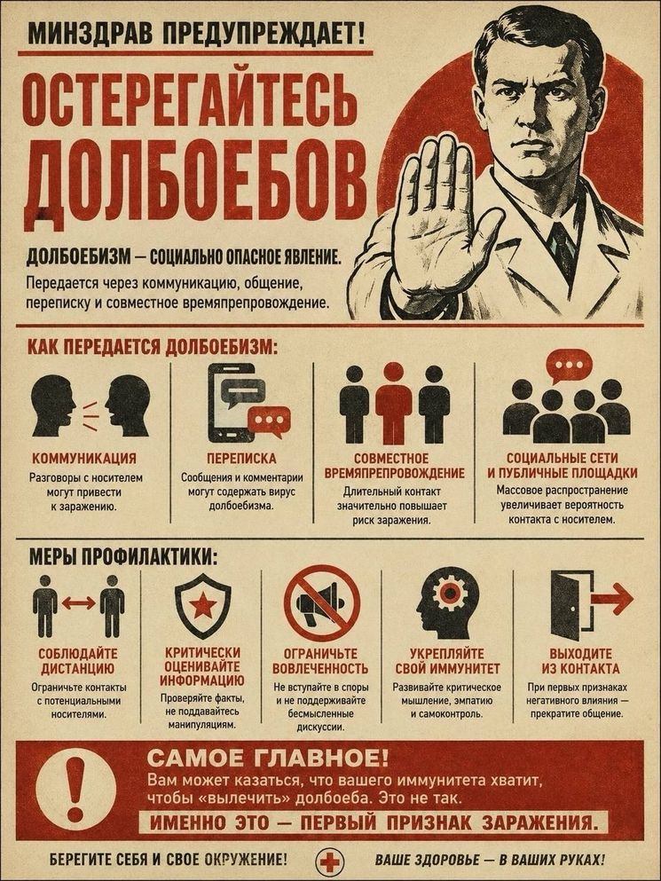 Следи за собой, будь осторожен!